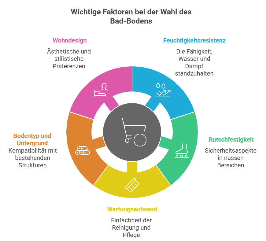 Wichtige Faktoren bei der Wahl des Bad-Bodens