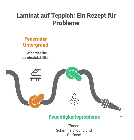 Laminat auf Teppich - Rezept für Probleme - meinboden