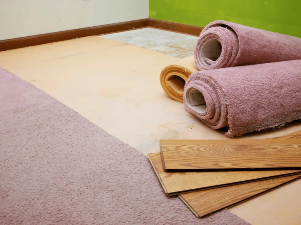 Laminat auf Teppich verlegen Geht das wirklich?