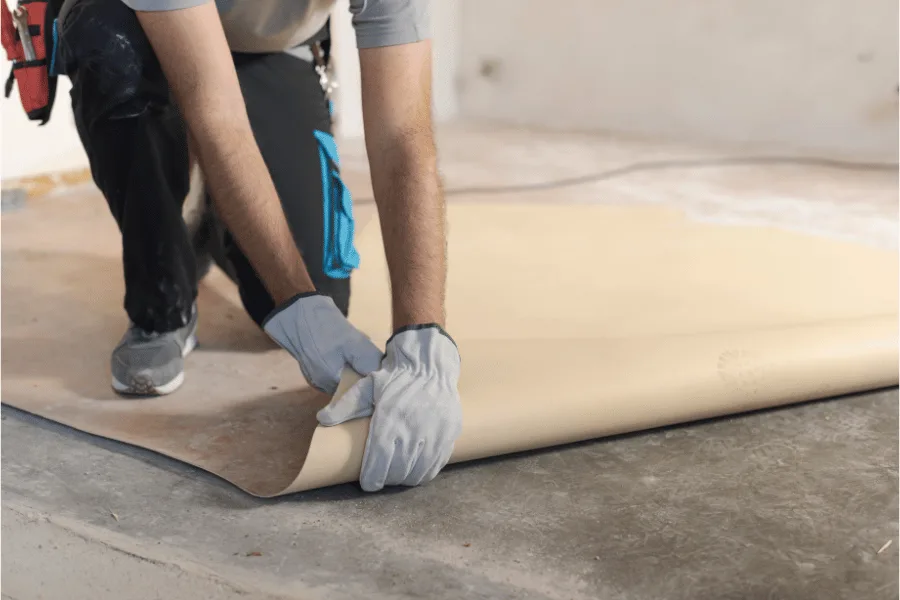 Alten PVC-Boden entfernen