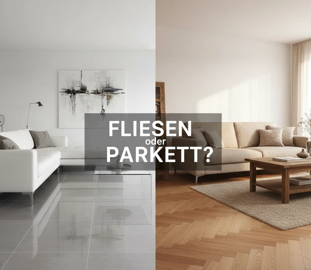 Akustik & Trittschall: Parkett vs. Fliesen
